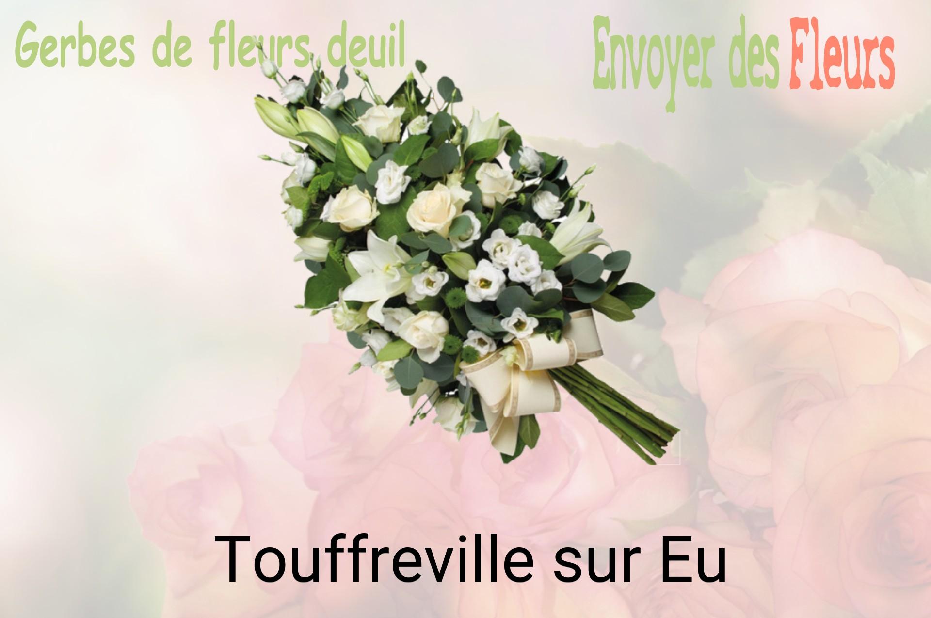 Gerbe de fleurs de deuil livrée à Touffreville-sur-Eu