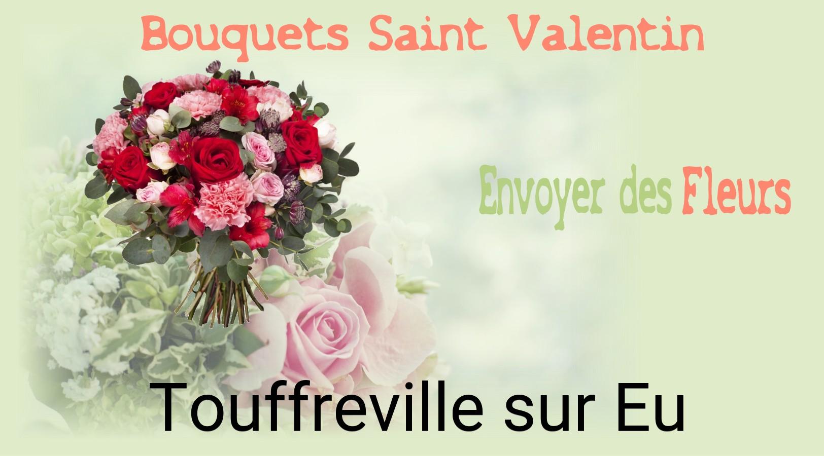 Roses de Saint-Valentin livrées à Touffreville-sur-Eu